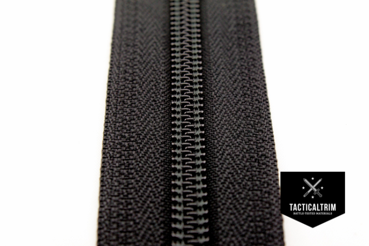 YKK 8 CF Zipper by meter impregnated