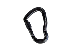 Kong FERRATA Schraubkarabiner schwarz