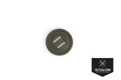 Slotted button 28mm Oliv