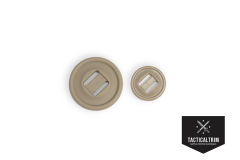 Langlochknopf 30 mm Tan RAL 1019
