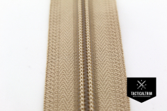 YKK Coil Zipper size 5, Sand, CUSTOM CUT