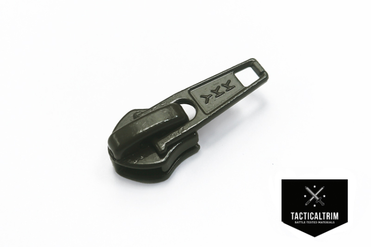 YKK Spiralschieber Größe 8, Einzelgriff mit Automatikbremse, Ranger Green