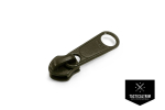 YKK 8 CF slider, non-lock olive