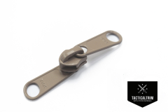 YKK Coil Slider size 8, double pull non lock, Sand