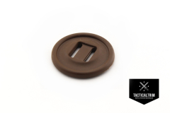 Slotted button 28mm Coyote Brown