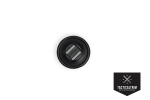 Langlochknopf 30 mm Schwarz