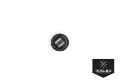 Langlochknopf 19 mm Schwarz