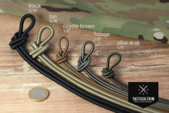 Shock Cord Nylon elastic Black 1/8"