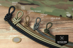 Shock Cord 1/8", in color FOLIAGE GREEN CUSTOM CUT