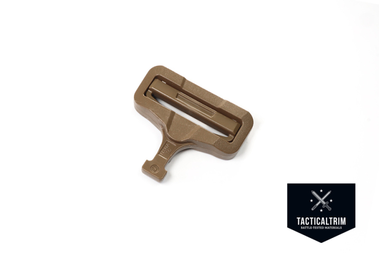 thumbnail image 2 of AustriAlpin ITW GT COBRA 1.5" Plastic Quick Release Buckle - Tactical Coyote Brown, Made In Austria 2 of 4