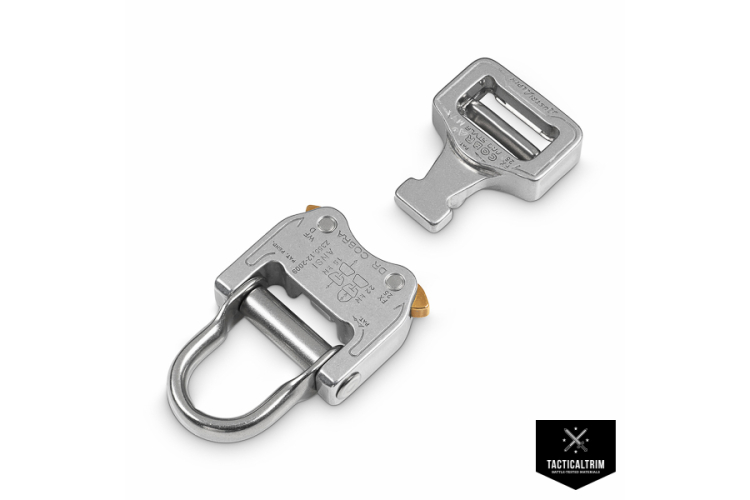 FX25AVD AustriAlpin ANSI D RING COBRA PRO STYLE 25 mm male adjustable female non adjustable with integrated D Ring no colour polished Standard Clips 31 81