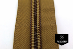 YKK 10 C Zipper by meter impregnated Coyote Brown