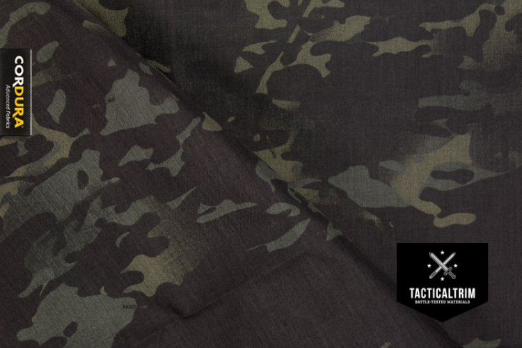 500 den WESTRIDGE® CORDURA® PU-coated MultiCam® Black CUSTOM CUT