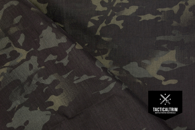500 den WESTRIDGE® Nylon PU-beschichtet MultiCam® Black Meterware