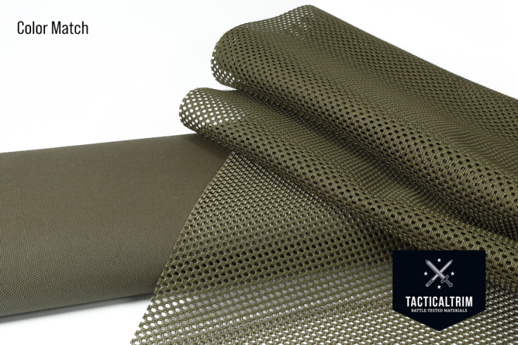 Ripstop Gewebe Oliv - 5x5mm Winddicht & Wasserdicht Polyester Meterware