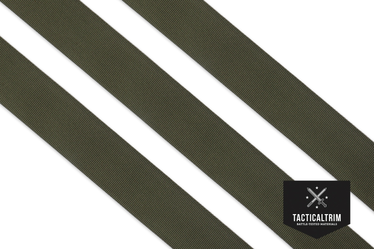 Polyamid Binding Tape Olive Drab 1, woven, CUSTOM CUT