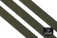 Polyamid Binding Tape Olive Drab 25 mm (1.00"), woven, CUSTOM CUT