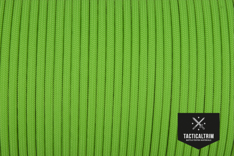 15 m Hank Type III Paracord Neon Green