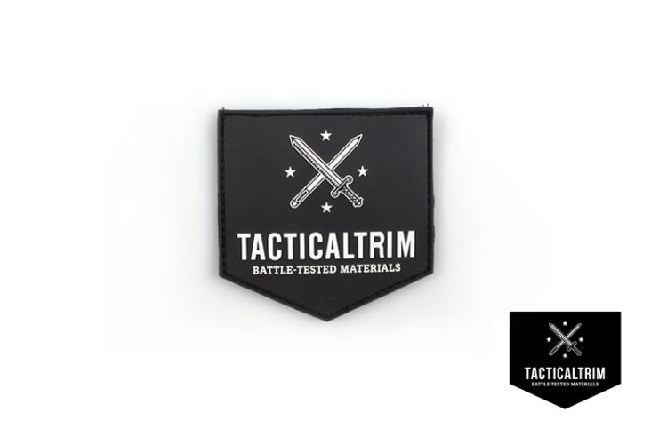 Tacticaltrim 3D rubber Patch black 7,5 x 7,5cm