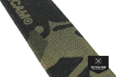 Nylon/Polyester Gummiband MultiCam® Black 100mm, beidseitig bedruckt, Meterware