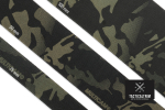 Nylon Elastic Webbing MultiCam® Black 50 mm (2.00"), Double-Side Printed, CUSTOM CUT