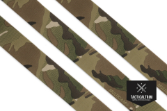 Nylon Elastic Webbing MultiCam® Original 25 mm (1.00"), Double-Side Printed, CUSTOM CUT