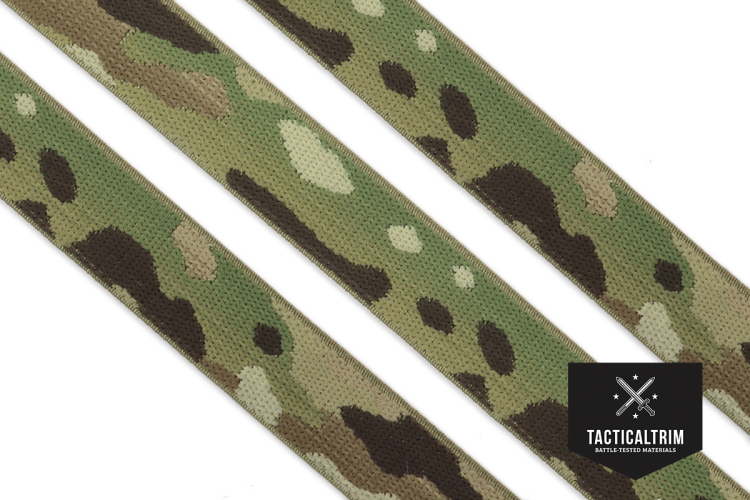 Nylon/Polyester Gummiband MultiCam® Original 25 mm, gewebt, Meterware