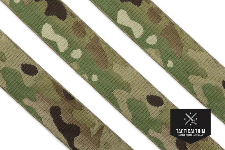 Nylon/Polyester Gummiband MultiCam® Original 38 mm, gewebt, Meterware