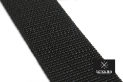 Polyamide Webbing Black 25 mm (1.00"), woven, CUSTOM...