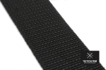 Polyamid Webbing Black 40mm, woven, CUSTOM CUT