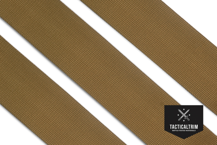 Polyamide Webbing RAL7008 2, woven, CUSTOM CUT