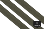 Polyamid Webbing Olive Drab 25 mm (1.00"), woven, CUSTOM CUT