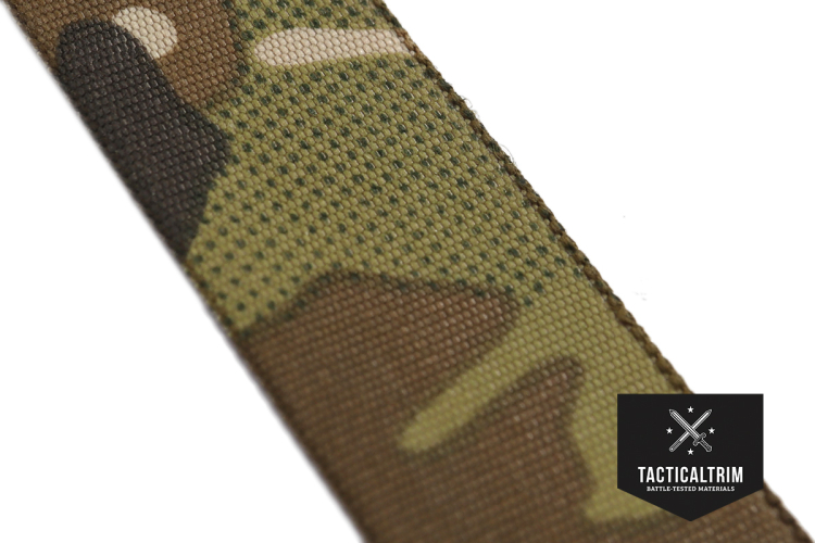 Nylon Einfassband Multicam Original 19mm, einseitig bedruckt, Meterware