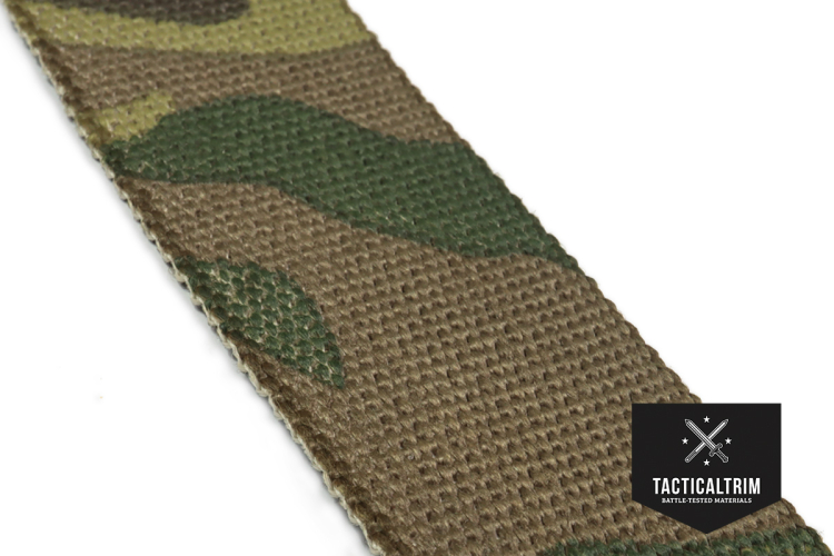 Nylon Gurtband Multicam Original 19mm, beidseitig bedruckt, Meterware