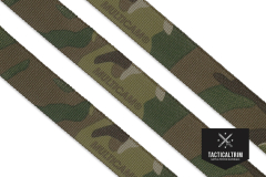 Nylon Webbing MultiCam® Original 25 mm (1.00"), Double-Side Printed, CUSTOM CUT