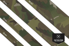 Nylon Webbing MultiCam® Original 25 mm (1.00"), Double-Side Printed, CUSTOM CUT