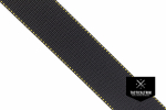 Nylon Gurtband Typ 7 Class 1a Schwarz 45 mm, gewebt, Meterware