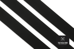 Nylon Tubular Webbing Black 25 mm (1.00"), woven,...