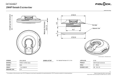 SNAP female S screw low