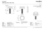 SNAP male L bolt - M5x17mm