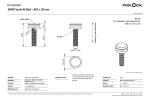 SNAP male M bolt - M5x18mm