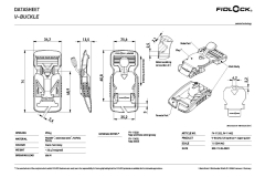 V-buckle 25 split bar