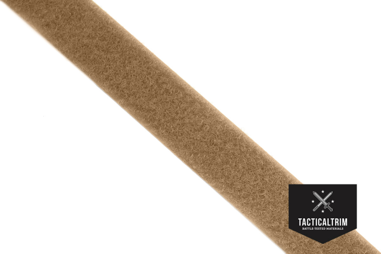 VELCRO® Flausch, Coyote Brown 498, 25mm, Meterware