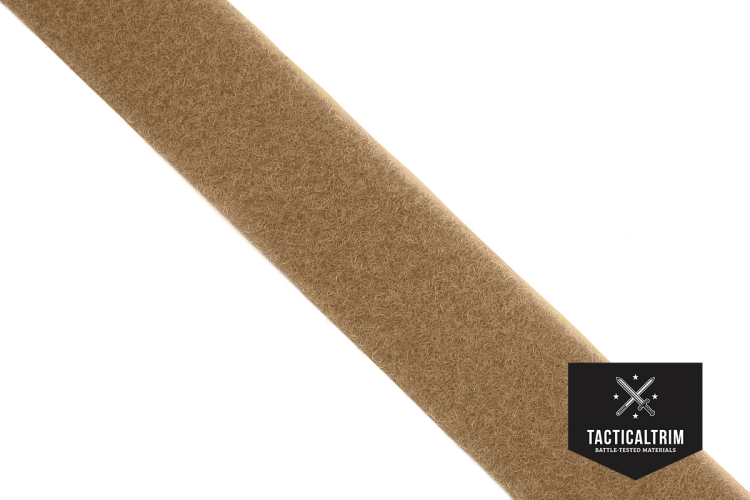 VELCRO® Flausch, Coyote Brown 498, 38mm, Meterware