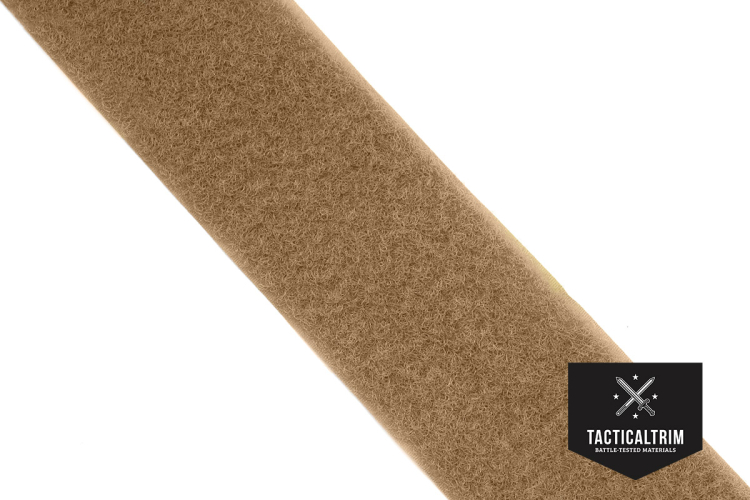 VELCRO® Flausch, Coyote Brown 498, 50mm, Meterware