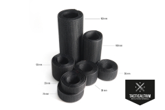 VELCRO® Flausch, Schwarz, 150 mm, Meterware