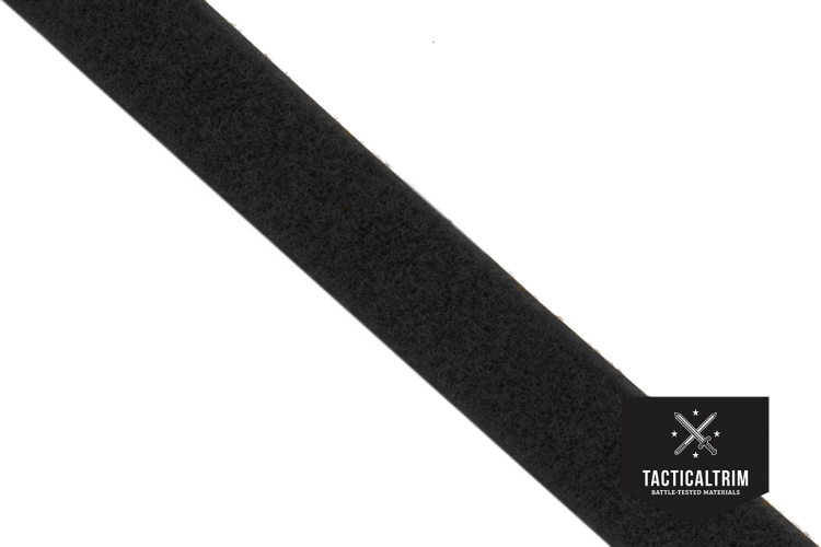 VELCRO® Flausch, Schwarz, 30mm, Meterware