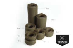 VELCRO® Loop, RAL7013, 4" (100 mm), CUSTOM CUT