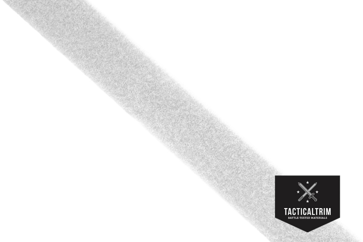 VELCRO® Loop, White, 1.2" (30mm), CUSTOM CUT