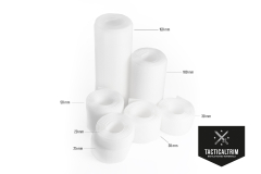 VELCRO® Loop, White, 1.5" (38 mm), CUSTOM CUT